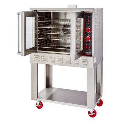 American Range MSD-1HE-NG 40" W Natural Gas Single-Deck Thermostatic Controls Majestic Convection Oven HE - 54,000 BTU