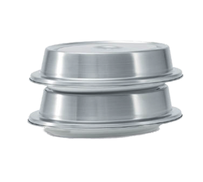 Vollrath PLC-15 18/8 Stainless Steel Satin Finish Fits Platter Width 8 1/4" to 11 1/4" Custom Oval Platter Cover