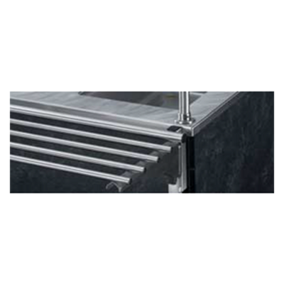Vollrath 9882002-2-C 12"W Stainless Tubular Customer Side 34" Tray Slide