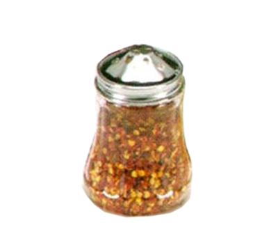 Vollrath 260 4 Oz. Polycarbonate Stainless Steel Top Dripcut Cheese Shaker (12 Each Per Case)