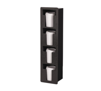 Vollrath FML-4V 6.5" W x 5.38" D x 25.5" H (4) Columns Vertical Mount Flush Mount Lid Holder