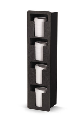 Vollrath FML-4V 6.5" W x 5.38" D x 25.5" H (4) Columns Vertical Mount Flush Mount Lid Holder