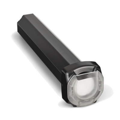 Vollrath LS03IB 23" Black Plastic Horizontal LidSaver3 In-Counter Lid Dispenser