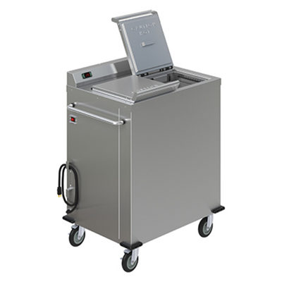 Piper Products SBH-2-WB Round 2 Compartments Mobile Wax Base Heater Dispenser - 208 Volts 1-Ph