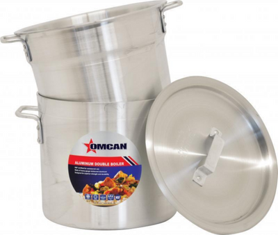 Omcan USA 43438 8 Qt. Aluminum Double Boiler