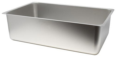 Omcan USA 80907 6" Deep 24 Ga. Stainless Steel Full Size Spillage or Water Pan