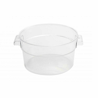 Omcan USA 80226 2 Qt. Translucent Polypropylene Round Food Storage Container