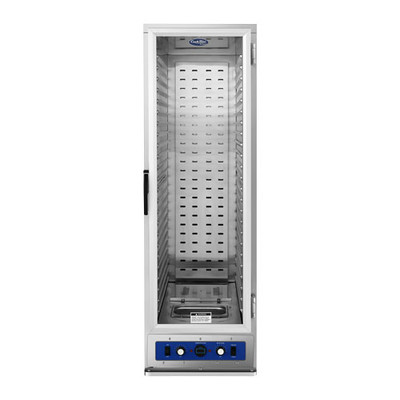 Atosa USA, Inc. ATWC-18-P 21.5” W Stainless Steel Clear Polycarbonate Door CookRite Economy Warming and Holding Cabinet - 120 Volts