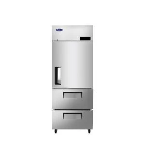 Atosa USA, Inc. MBF8021GR 21.4 Cu. Ft. Stainless Steel One-Section Solid Door Reach-In Freezer - 115 Volts