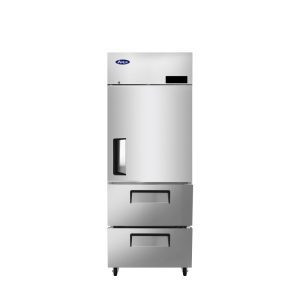 Atosa USA, Inc. MBF8021GR 21.4 Cu. Ft. Stainless Steel One-Section Solid Door Reach-In Freezer - 115 Volts
