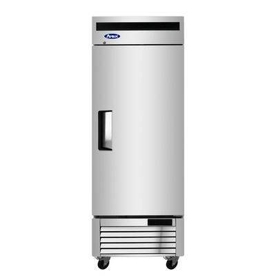 Atosa USA, Inc. MBF8532GR 12.57 Cu. Ft. Stainless Steel One-Section Solid Door Reach-In Refrigerator - 115 Volts
