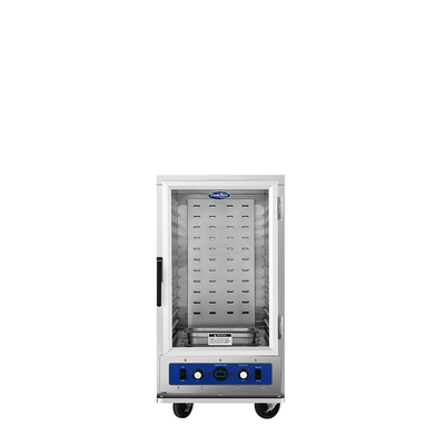 Atosa USA, Inc. ATWC-9-P 21.5” W Stainless Steel Clear Polycarbonate Door CookRite Economy Warming and Holding Cabinet - 120 Volts