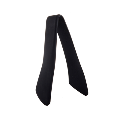 TableCraft Products 39100 Tongs, 7" Black Stainless Steel & Silicone Tongs