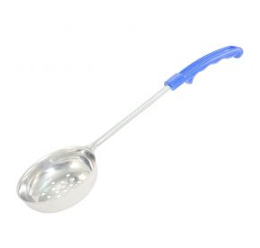 CAC China SPCP-8BL 8 Oz. Blue Handle Stainless Steel Perforated Portion Controller (72 Each Per Case)