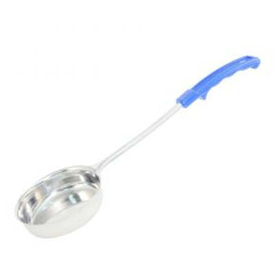 CAC China SPCT-8BL 8 Oz. Blue Handle Stainless Steel Solid Portion Controller (72 Each Per Case)