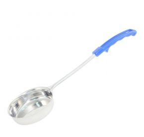 CAC China SPCT-8BL 8 Oz. Blue Handle Stainless Steel Solid Portion Controller (72 Each Per Case)