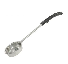 CAC China SPCS-3K 3 Oz. Black Handle Stainless Steel Solid Portion Controller (72 Each Per Case)