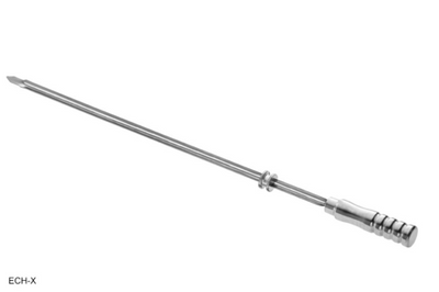 Skyfood ECH-X 29” W Wooden Thermal Handle Regular Stainless Steel Skewer