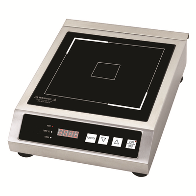 Nemco GS1680 12.88" W Stainless Steel Countertop Induction Range - 120 Volts