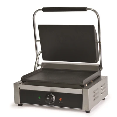 Nemco GS1620 17" W Stainless Steel Dual Panini or Sandwich Grill - 120 Volts