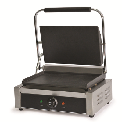 Nemco GS1620 17" W Stainless Steel Dual Panini or Sandwich Grill - 120 Volts