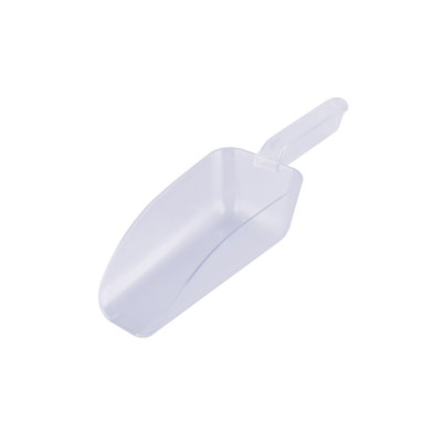 Omcan USA 80322 6 Oz. Clear Plastic Round Bottom Utility Scoop