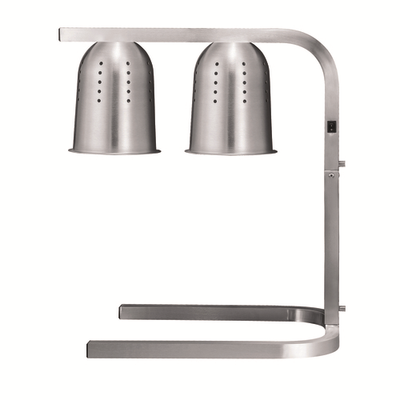 Nemco GS1670 14" W Aluminum Freestanding Dual Bulb Warmer - 120 Volts