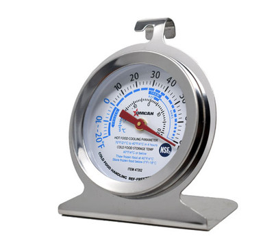 Omcan USA 47202 2" Dia. Dial Type Refrigerator Thermometer