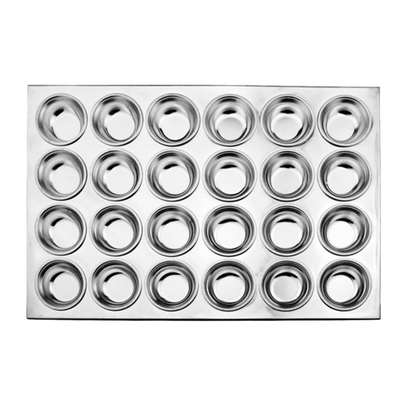 Omcan USA 80629 24 Cups Aluminum Muffin Pan