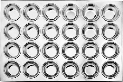 Omcan USA 80629 24 Cups Aluminum Muffin Pan