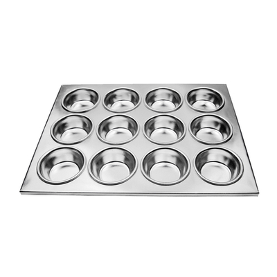 Omcan USA 80628 12 Cups Aluminum Muffin Pan