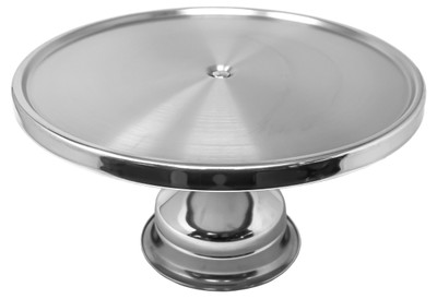 Omcan USA 80804 13" Stainless Steel Cake Stand