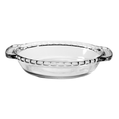 Anchor 91814L20 6" Dia. x 1.5" H Clear Fully Tempered Glass Mini Pie Plate