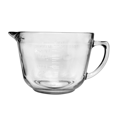 Anchor 81605L20 64 Oz. Clear Glass Batter Bowl