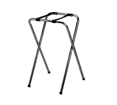 TableCraft Products 23 17-1/4" W x 17-1/4" D x 29 3/4" H Chrome Plated Tray Stand