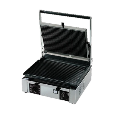 Univex PPRESS1.5R 13.98" x 10.04" Cooking Surface With Manual Controls Electric Single Countertop Panini Press - 120V