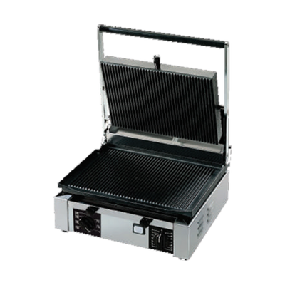 Univex PPRESS1.5R 13.98" x 10.04" Cooking Surface With Manual Controls Electric Single Countertop Panini Press - 120V