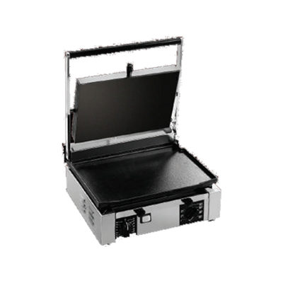 Univex PPRESS1.5RF 13.98&quot; x 10.04&quot; Cooking Surface With Manual Controls Electric Single Countertop Panini Press - 120V
