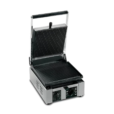 Univex PPRESS1R 9.8" x 10" Cooking Surface With Manual Controls Electric Single Countertop Panini Press - 120V