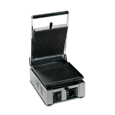 Univex PPRESS1R 9.8" x 10" Cooking Surface With Manual Controls Electric Single Countertop Panini Press - 120V
