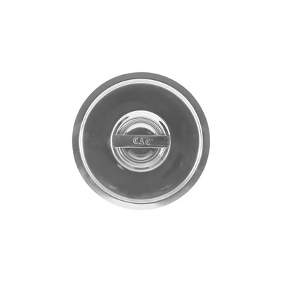 CAC China SBAM-125C 1.5 Qt. Stainless Steel Bain Marie Cover (144 Each Per Case)