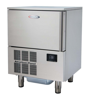 American Panel AP3BCF30-1-P 25.5" W 30 Lbs. Solid State Electronic Control Panel Manual Defrost Stainless Steel HURRiCHiLL Blast Chiller or Shock Freezer - 120 Volts