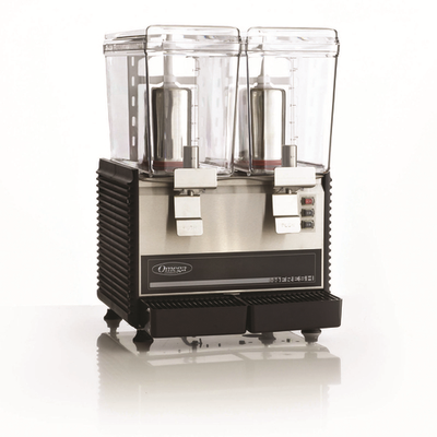 Omega OSD20 (2) 3 Gal. Polycarbonate Container Omega Drink Dispenser - 420 Watts