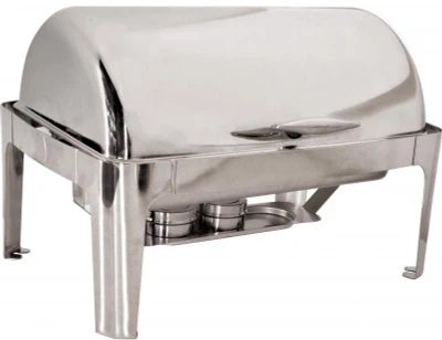 Omcan USA 41821 9.5 Quart Rectangular Stainless Steel Chafing Dish
