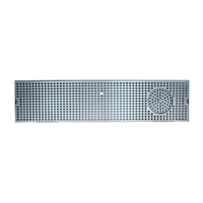 Micro Matic DP-820D-30GR 30" W x 8" D Stainless Steel with Glass Rinser Drip Tray Trough