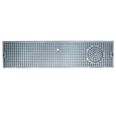 Micro Matic DP-820D-30GR 30" W x 8" D Stainless Steel with Glass Rinser Drip Tray Trough