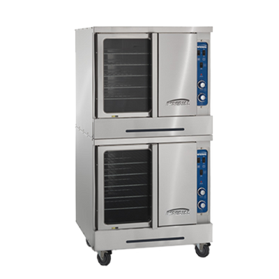Imperial PCVDE-2 38" W Stainless Steel 2 Deck Electric Convection Oven