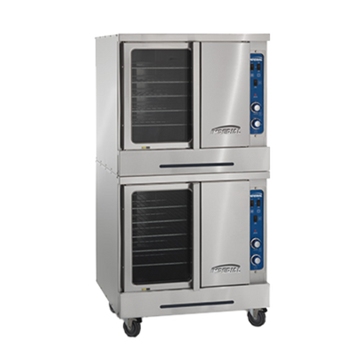 Imperial PCVDE-2 38" W Stainless Steel 2 Deck Electric Convection Oven