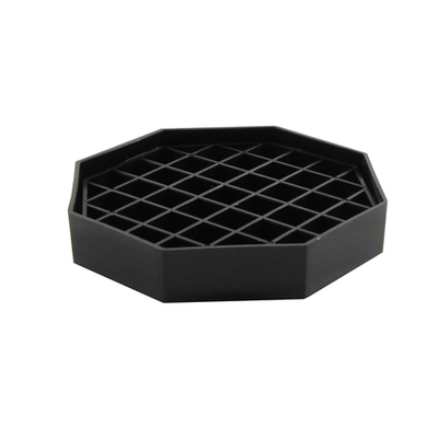 Thunder Group ALDT045 Black Plastic Octagon Drip Tray