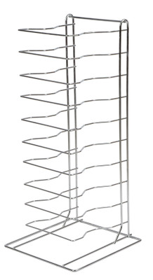 Omcan USA 81118 16" W Countertop 10-Slot Pizza Pan Rack
